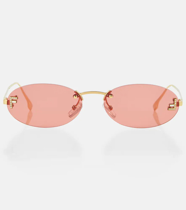  Fendi Fendi Fendi First Oval Sunglasses 