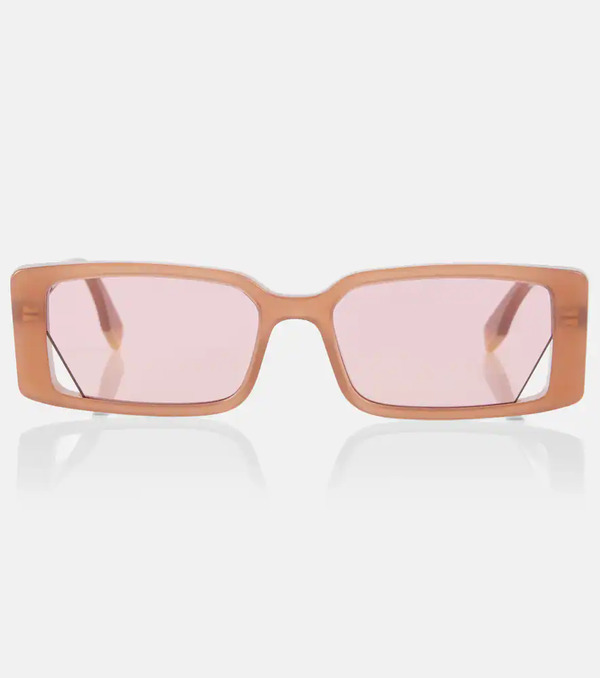  Fendi Fendi Fendi Way Rectangular Sunglasses 