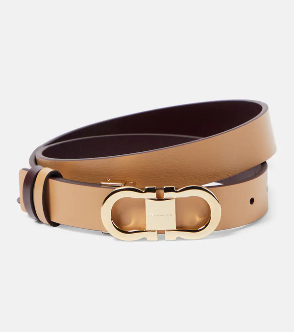  Ferragamo Ferragamo Gancini Reversible Leather Belt 