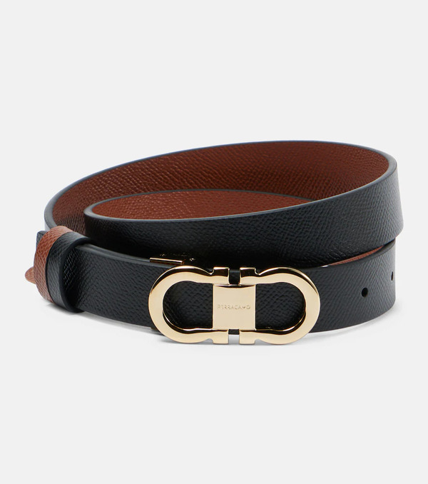  Ferragamo Ferragamo Gancini Reversible Leather Belt 