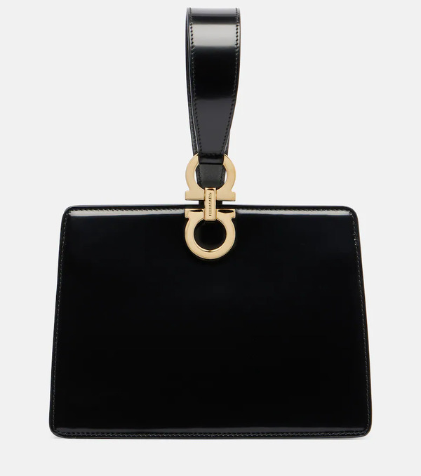  Ferragamo Ferragamo Small Patent Leather Clutch 