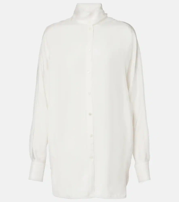  Ferragamo Ferragamo Tie-neck Blouse 