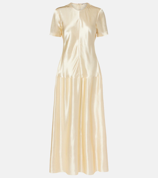  Fforme Fforme Clodia Satin Maxi Dress 