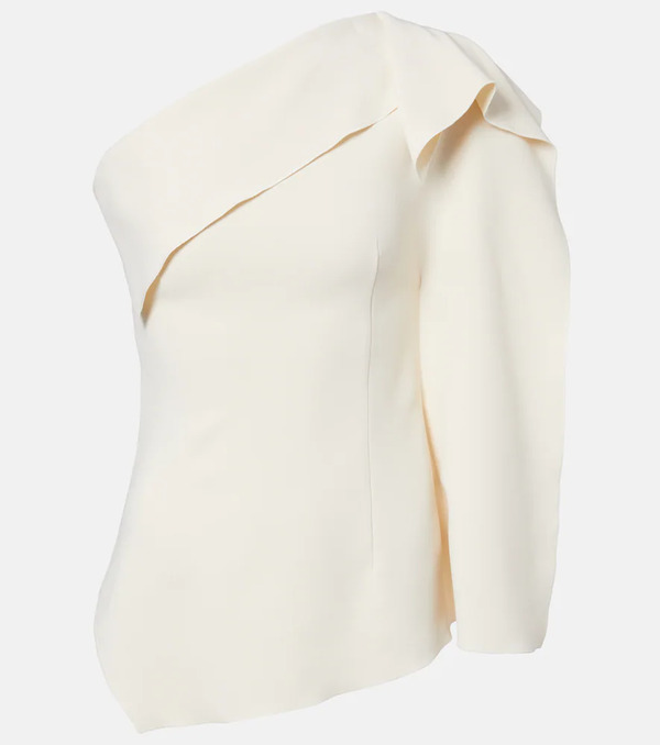  Fforme Fforme Lavinia Draped One-shoulder Top 
