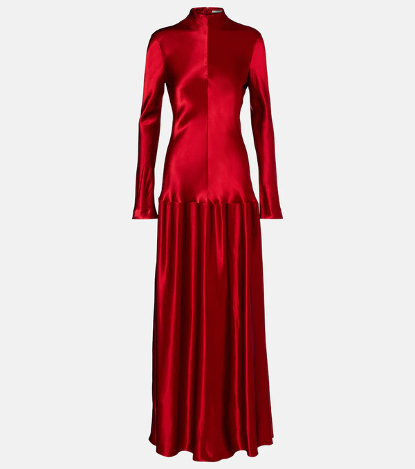  Fforme Fforme Mila Satin Maxi Dress 