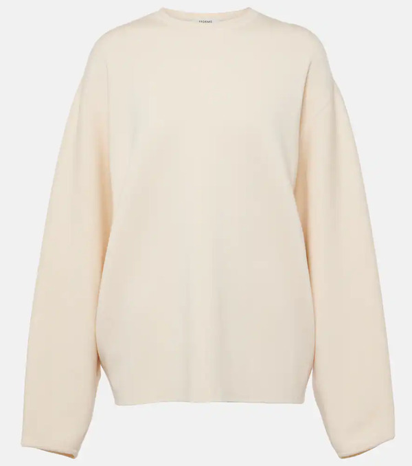 Fforme Fforme Oversized Wool And Cotton Sweater 