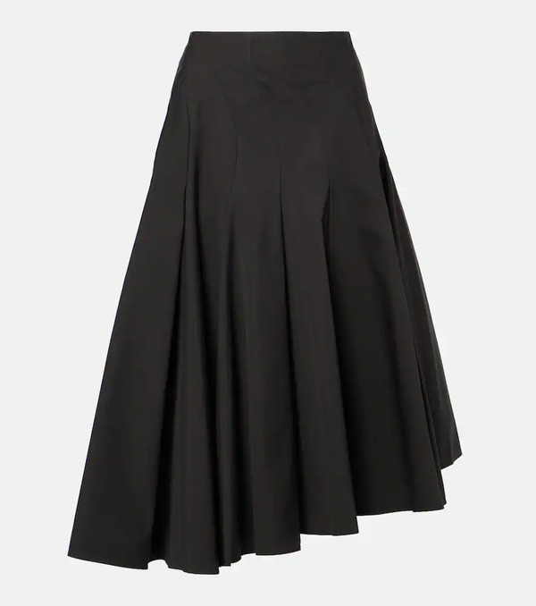  Fforme Fforme Rio Asymmetric Cotton Midi Skirt 