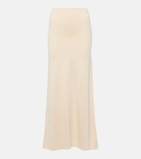  Fforme Fforme Robyn Wool And Cotton-blend Maxi Skirt 
