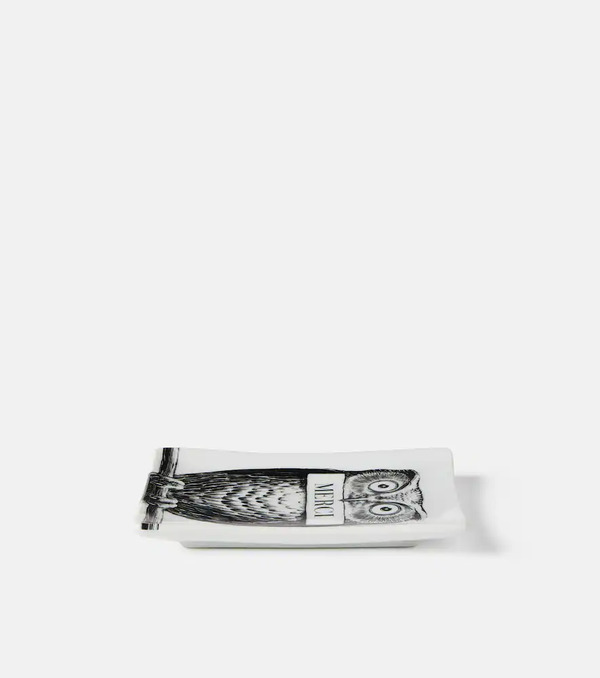  Fornasetti Fornasetti Civetta Merci Ceramic Ashtray 