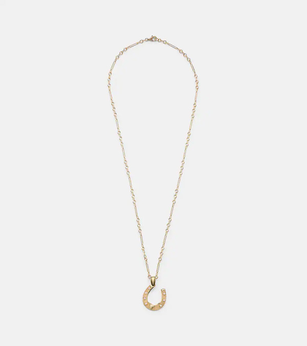  Foundrae Foundrae 18kt Gold Necklace With Diamonds 