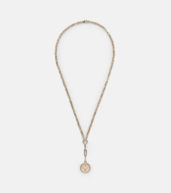  Foundrae Foundrae Refined Clip 18kt Gold Chain Necklace With Diamonds 