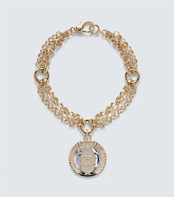  Foundrae Foundrae Vivacity 18kt Gold Bracelet With Diamonds 