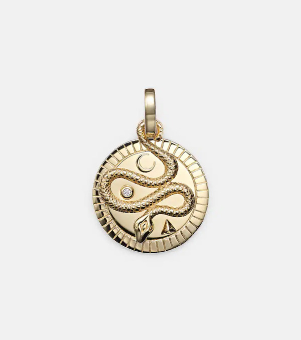  Foundrae Foundrae Wholeness Medium Pendant With Diamonds 