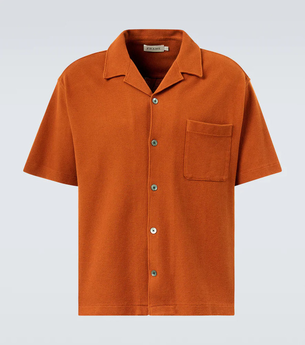  Frame Frame Cotton Pique Bowling Shirt 