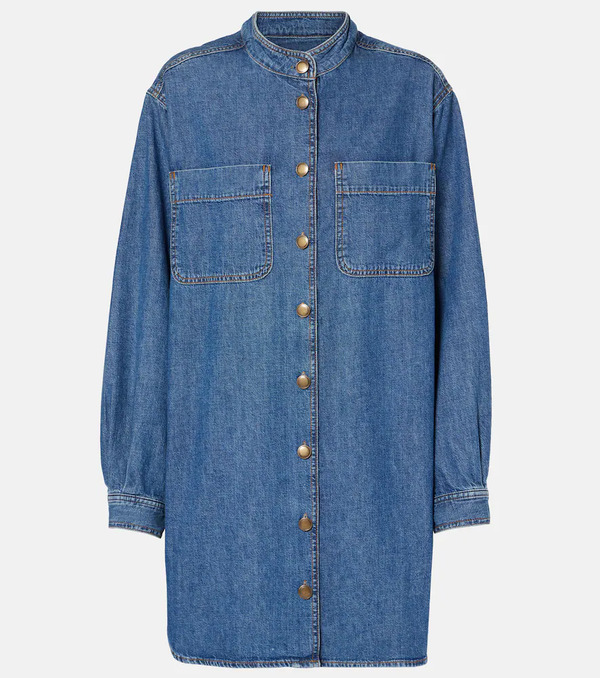  Frame Frame Double Pocket Denim Shirt Dress 