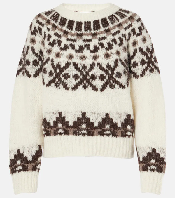  Frame Frame Fair Isle Alpaca-blend Sweater 