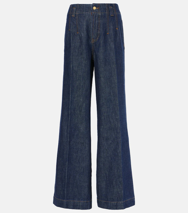  Frame Frame High-rise Wide-leg Jeans 