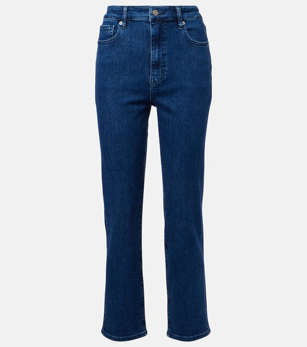  Frame Frame Icon Cropped Mid-rise Straight Jeans 