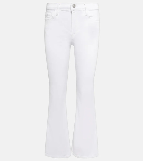  Frame Frame Le Crop Flare Mini Slits High-rise Jeans 