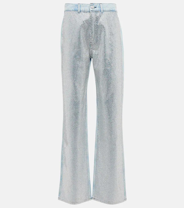  Frame Frame Le Jane Embellished High-rise Jeans 