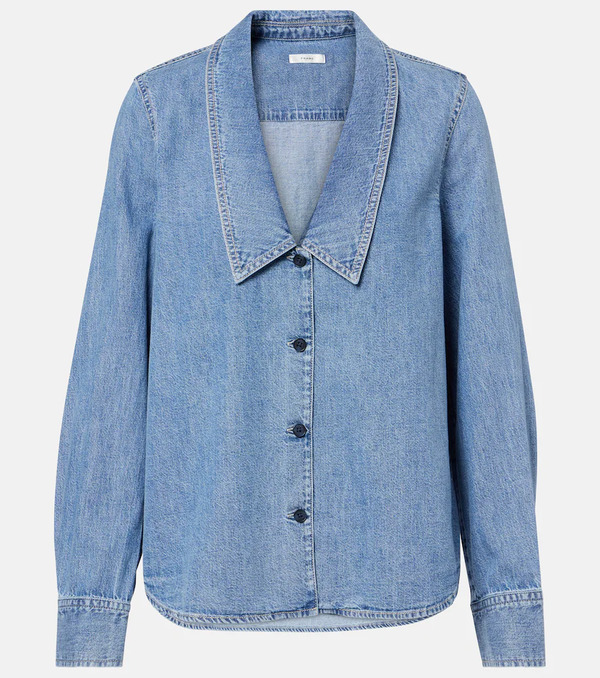  Frame Frame Low Collar Denim Shirt 