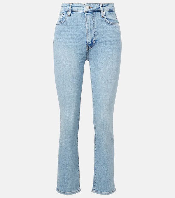  Frame Frame Pencil Crop High-rise Straight Jeans 