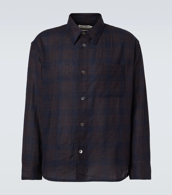  Frame Frame Plaid Wool Shirt 