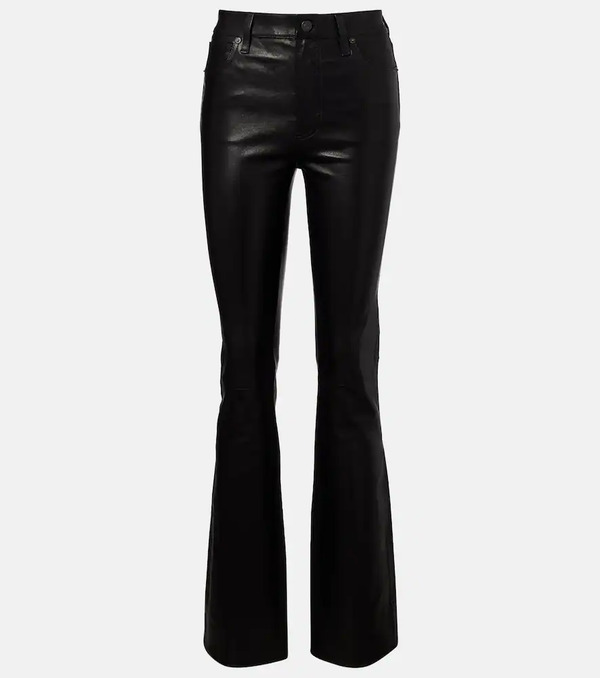  Frame Frame Reboot Leather Flared Pants 