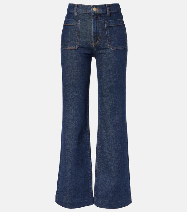  Frame Frame Refined High-rise Wide-leg Jeans 