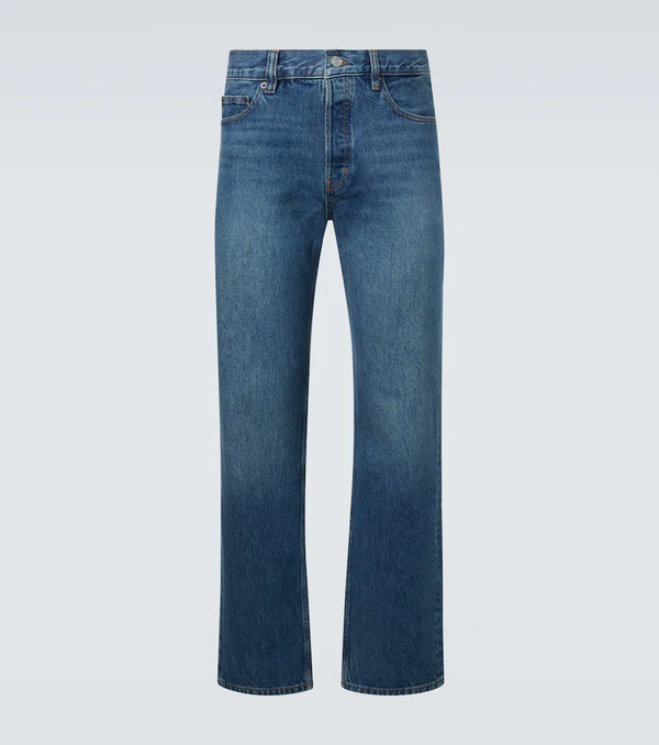  Frame Frame Relaxed Distressed Straight Jeans 