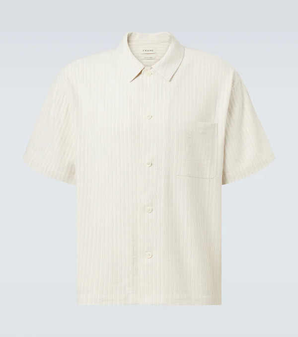  Frame Frame Striped Bowling Shirt 