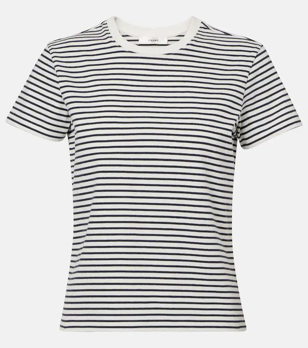  Frame Frame Striped Cotton T-shirt 