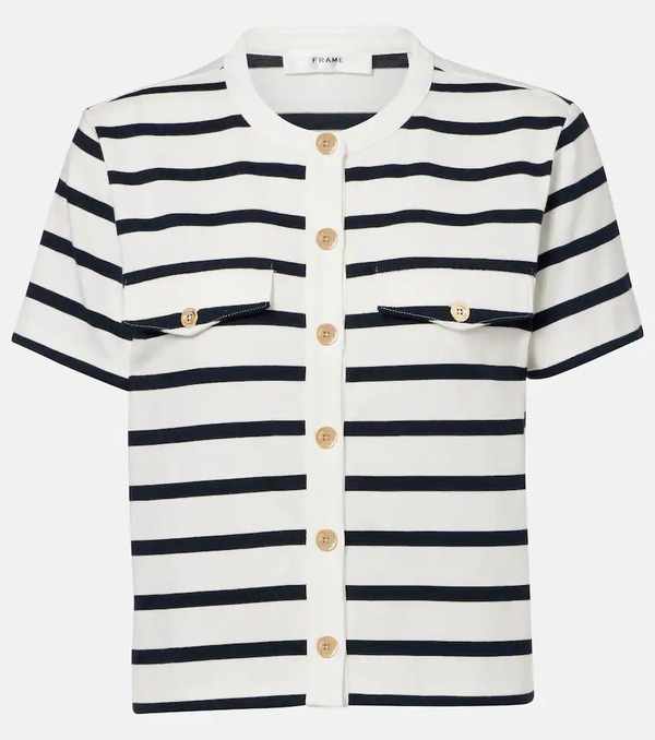  Frame Frame Striped Cotton Top 