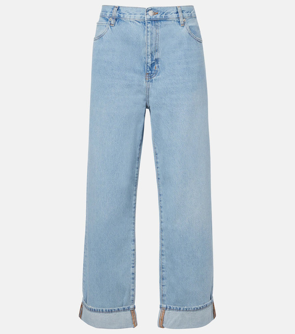  Frame Frame The Hang Cuff Straight Jeans 
