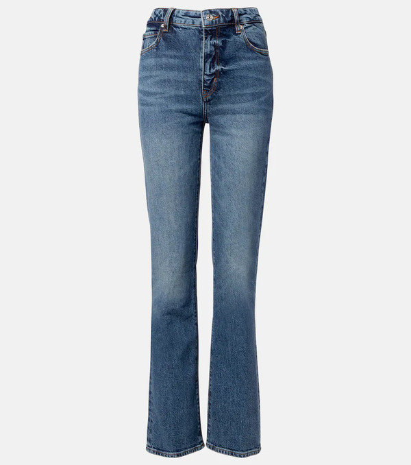  Frame Frame The Ruler Distressed Straight Jeans 