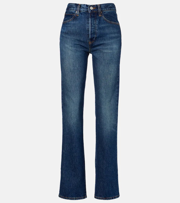  Frame Frame Vertical High-rise Straight Jeans 