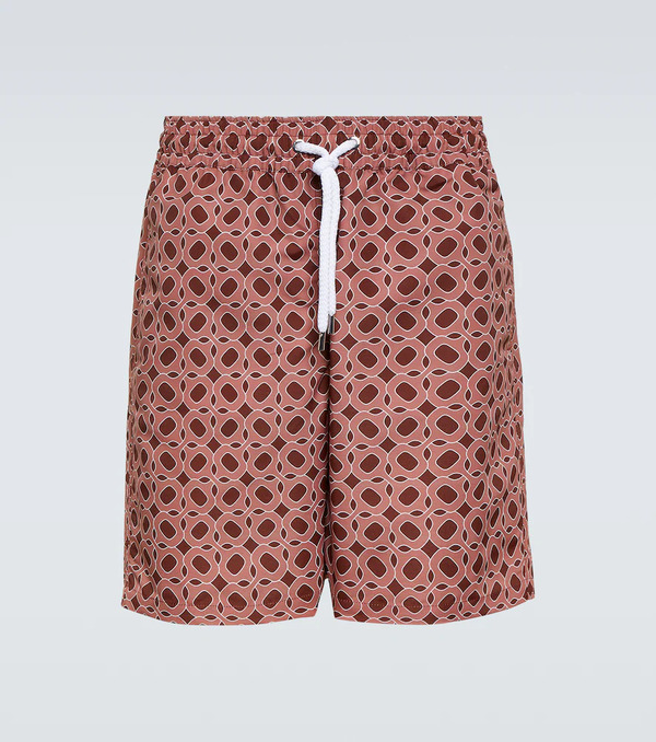  Frescobol Carioca Frescobol Carioca Ipanema Printed Swim Trunks 