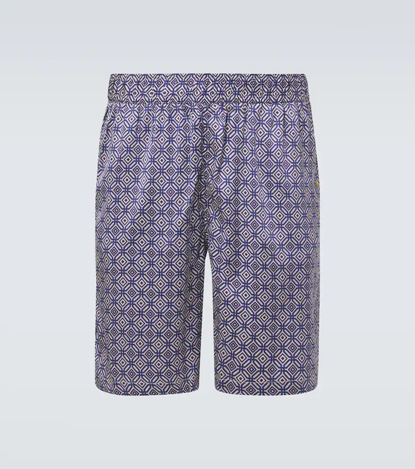  Frescobol Carioca Frescobol Carioca Palma Silk-blend Bermuda Shorts 