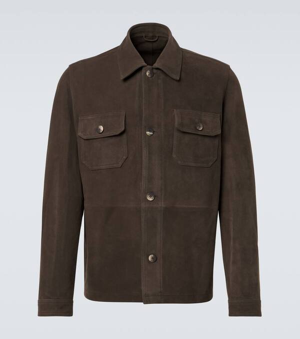  Frescobol Carioca Frescobol Carioca Ravi Suede Overshirt 