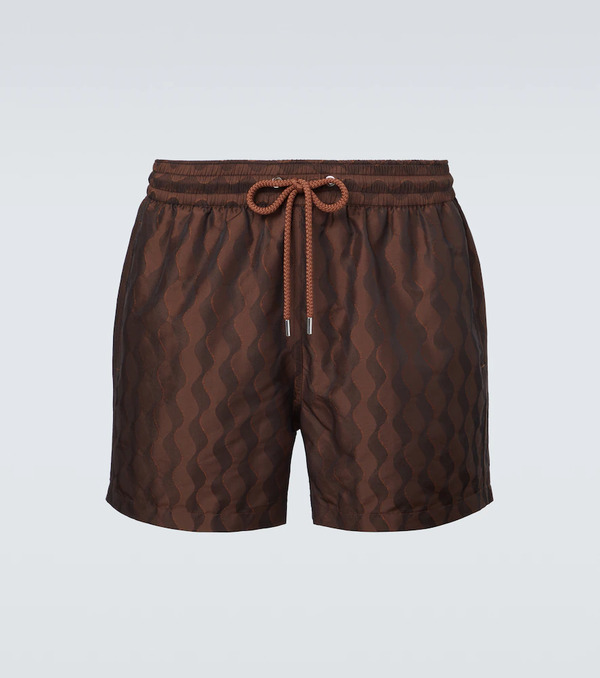  Frescobol Carioca Frescobol Carioca Rio Jacquard Swim Trunks 