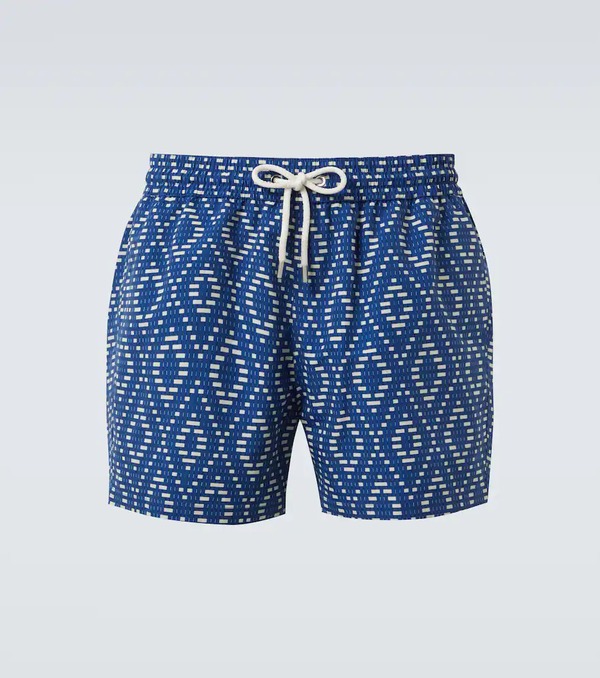  Frescobol Carioca Frescobol Carioca Rio Printed Swim Trunks 