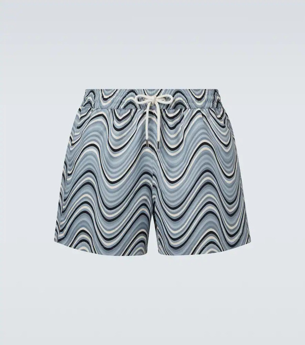  Frescobol Carioca Frescobol Carioca Rio Printed Swim Trunks 