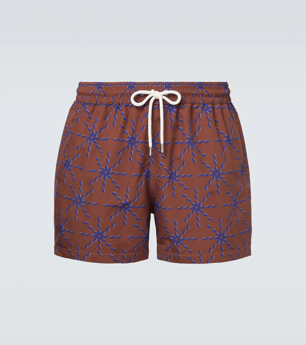  Frescobol Carioca Frescobol Carioca Rio Printed Swim Trunks 