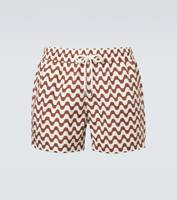  Frescobol Carioca Frescobol Carioca Rio Printed Swim Trunks 