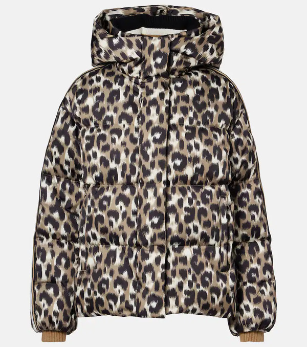  Fusalp Fusalp Ada Leopard-print Down Ski Jacket 