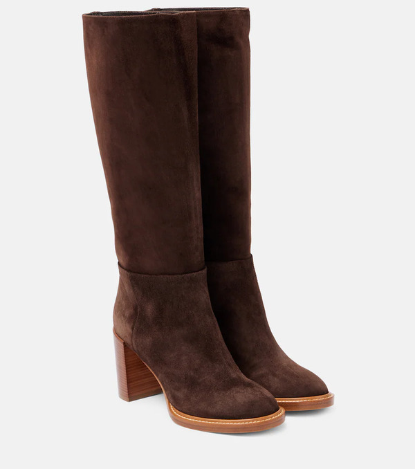  Gabriela Hearst Gabriela Hearst Bocca Suede Knee-high Boots 
