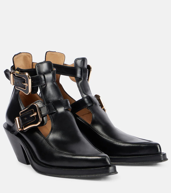  Gabriela Hearst Gabriela Hearst Castro Leather Ankle Boots 