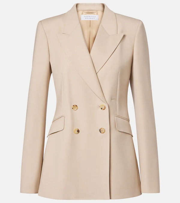  Gabriela Hearst Gabriela Hearst Stephanie Double-breasted Wool Blazer 