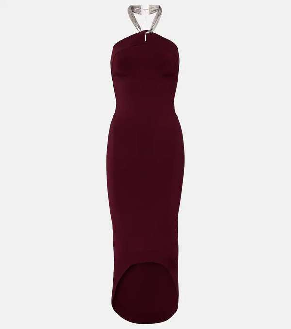  Galvan Galvan Halterneck Midi Dress 