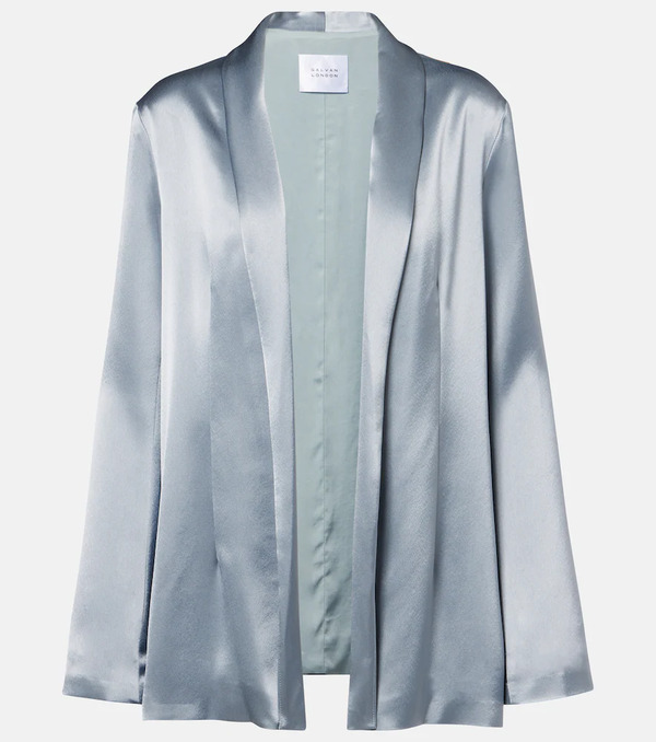  Galvan Galvan Julianne Satin Blazer 